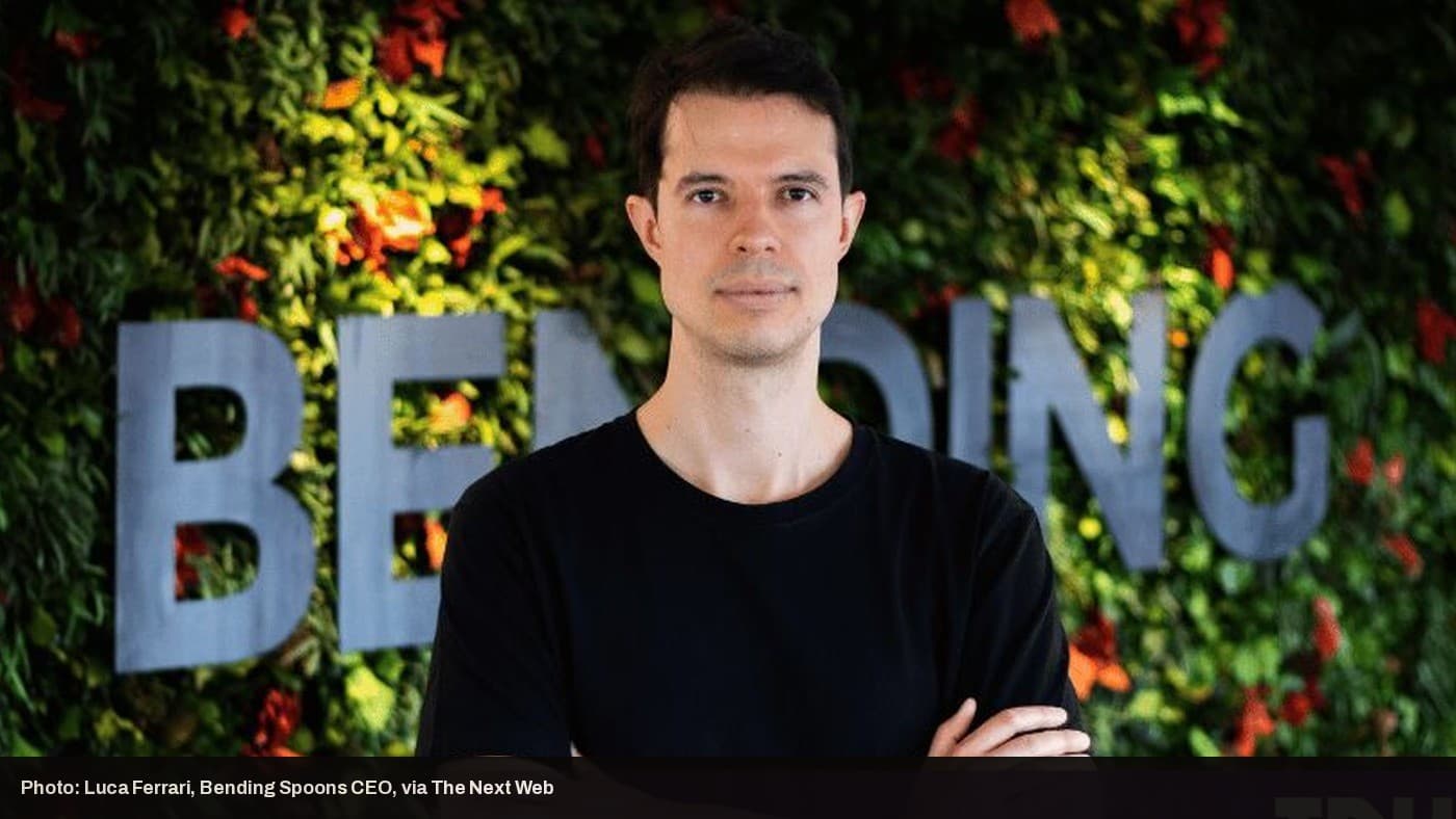 Luca Ferrari, CEO of Bending Spoons.