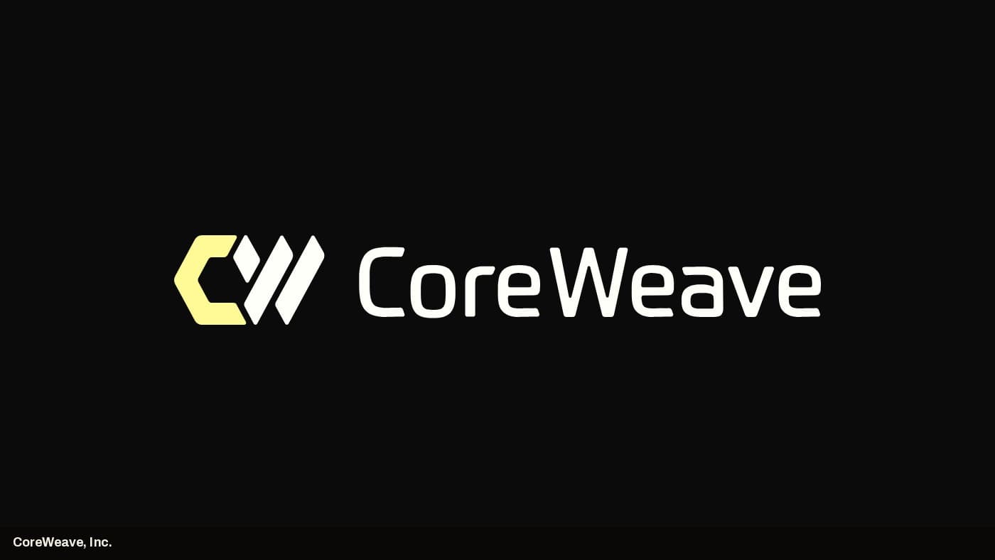 The CoreWeave company logo.