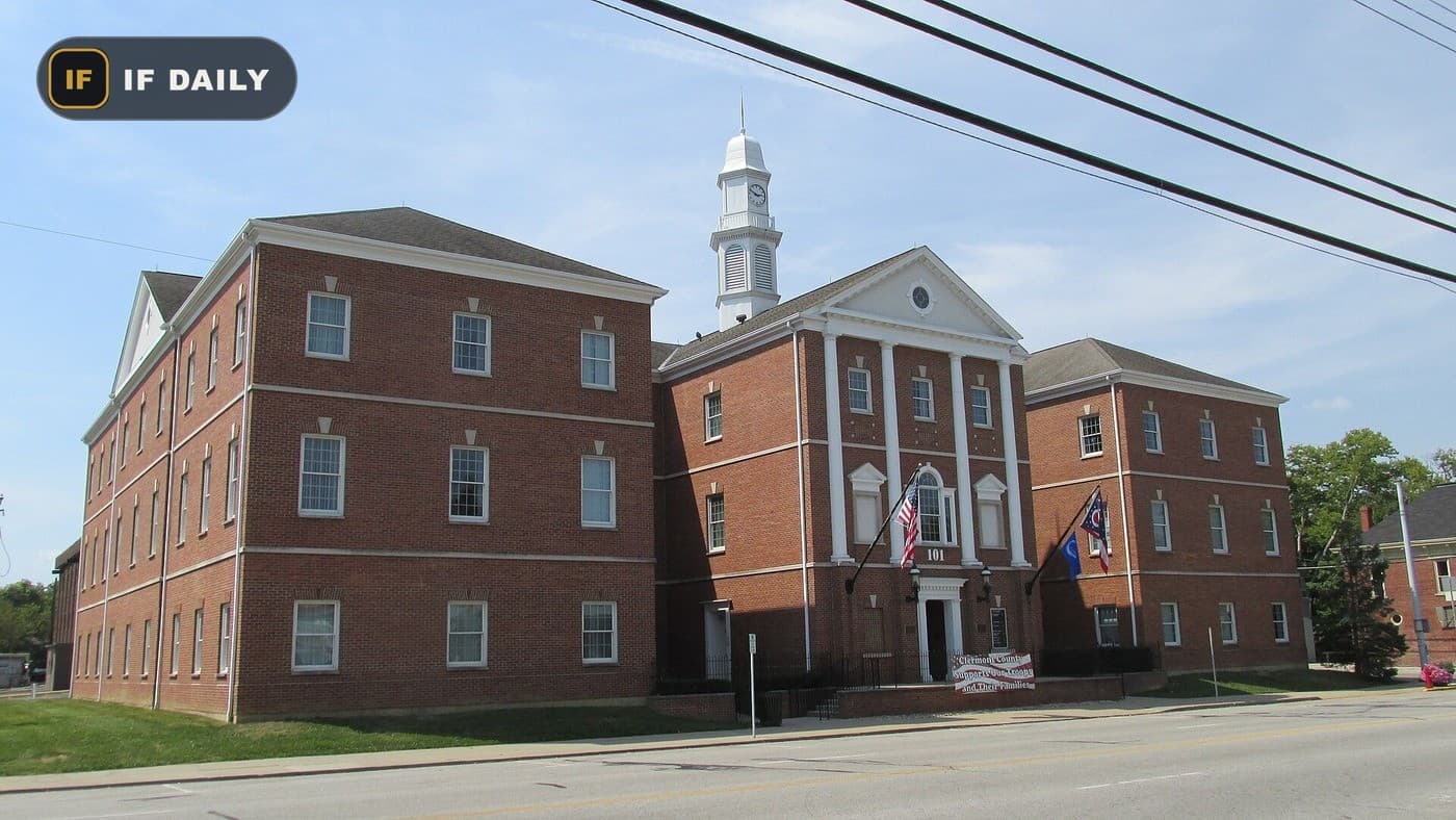 The Clermont County Courthouse in Batavia, Ohio. Illustrative photo.