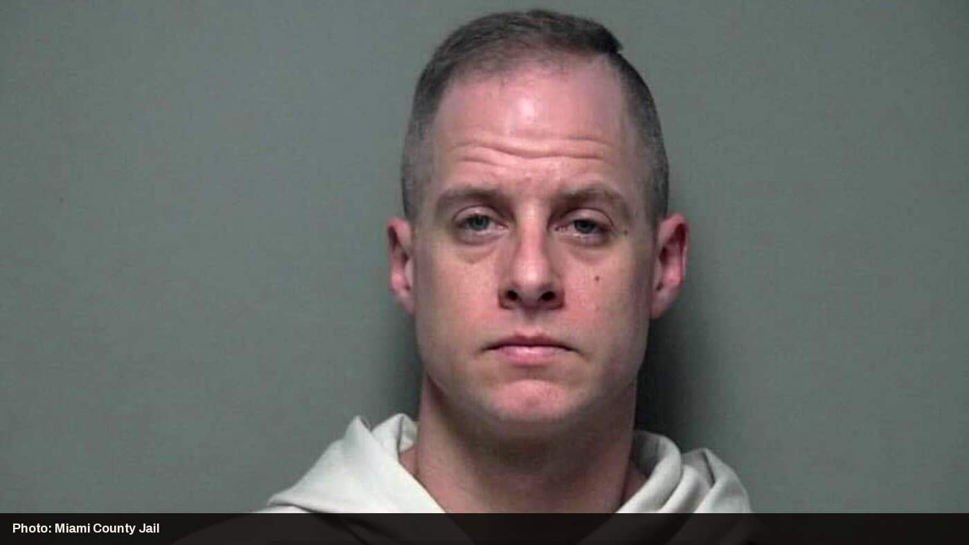 Caleb Flynn's booking photo from Miami County Jail.