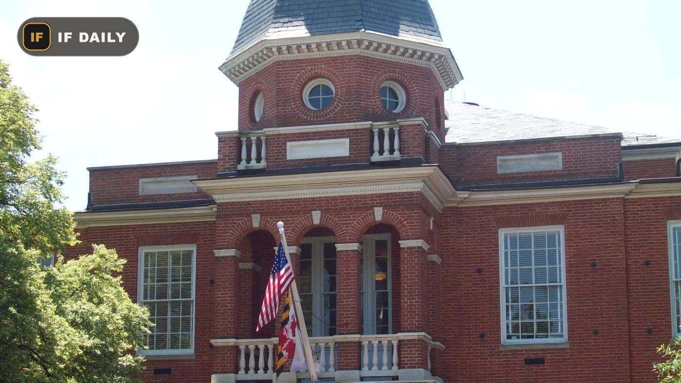 The Anne Arundel County Courthouse in Annapolis, Maryland