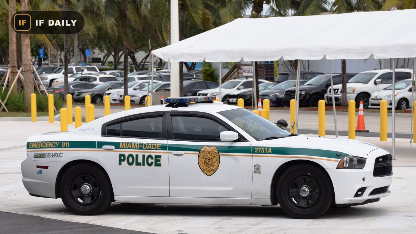 A Miami-Dade law enforcement patrol vehicle