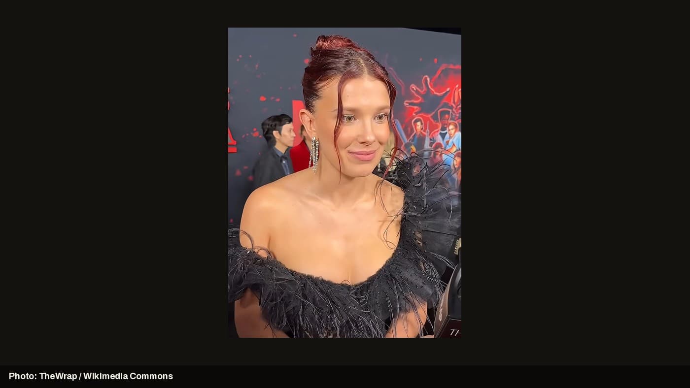 Millie Bobby Brown at a 2025 Stranger Things event.