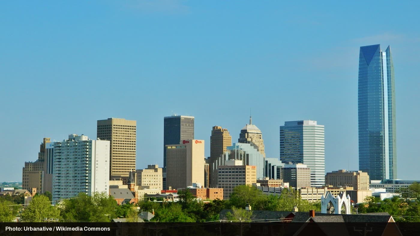 Downtown Oklahoma City, home of OKANA Resort & Indoor Waterpark.