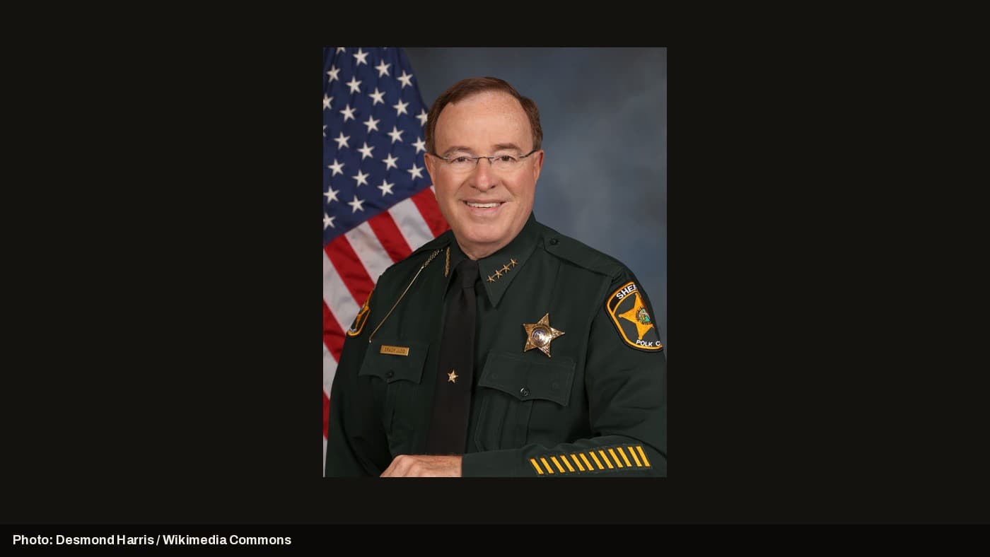 Polk County, Florida Sheriff Grady Judd, official portrait.
