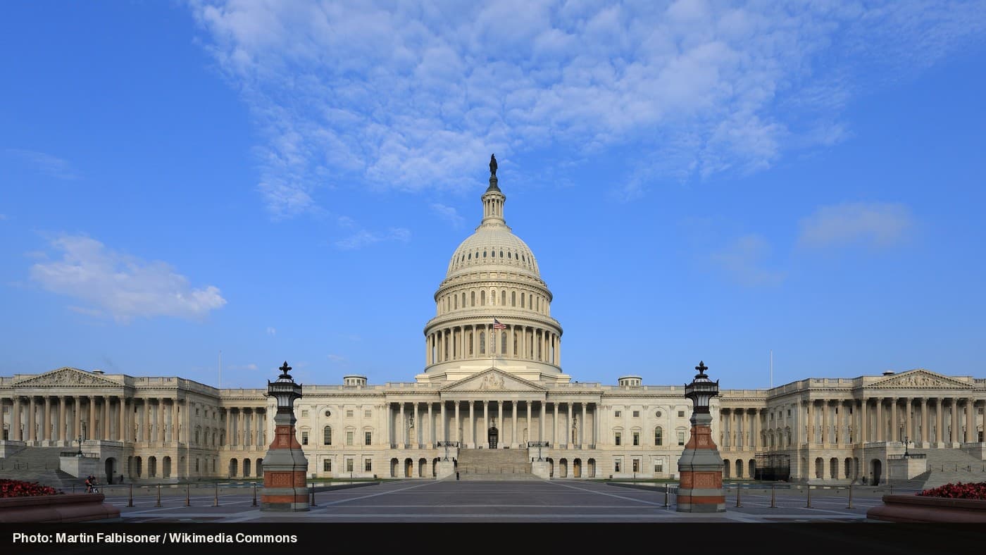 The United States Capitol building in Washington, D.C.