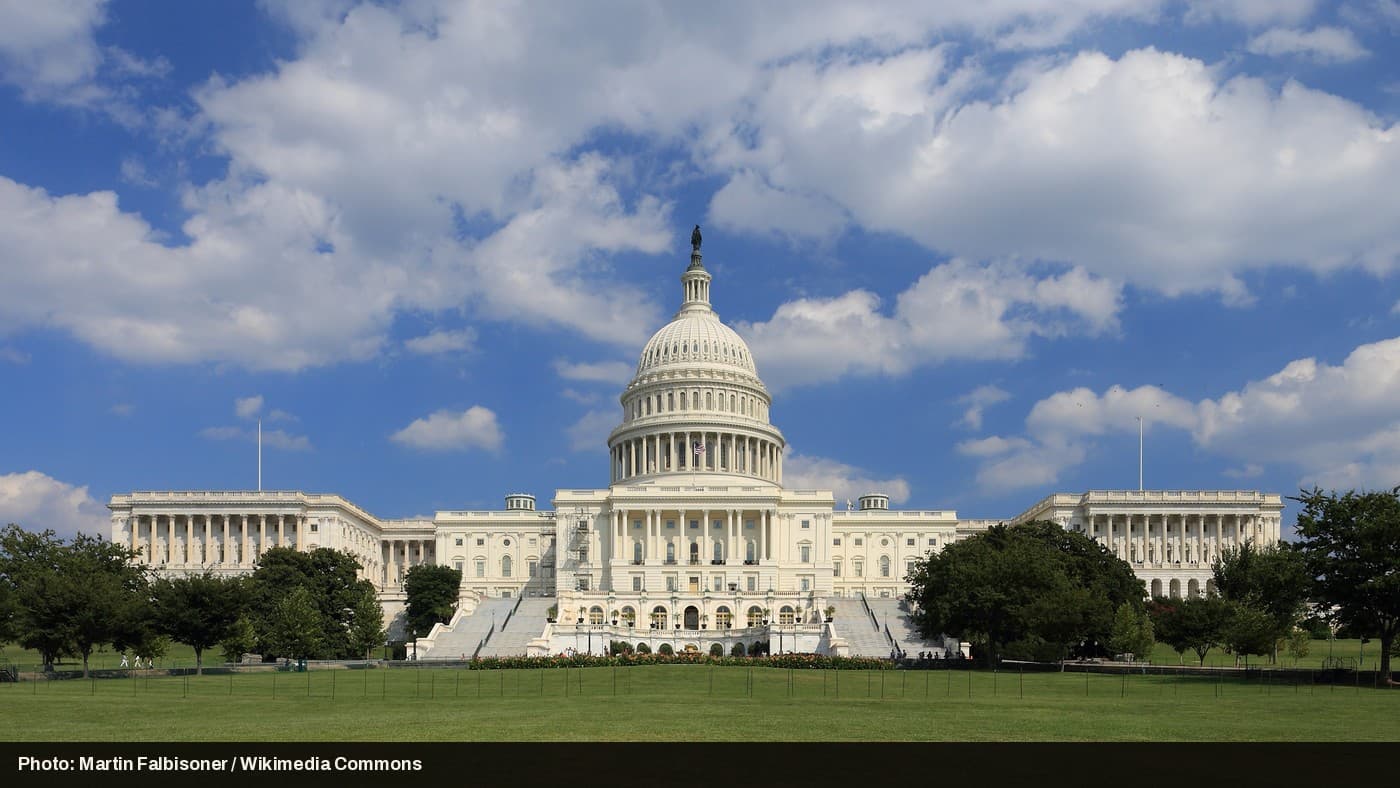 The United States Capitol building in Washington, D.C.