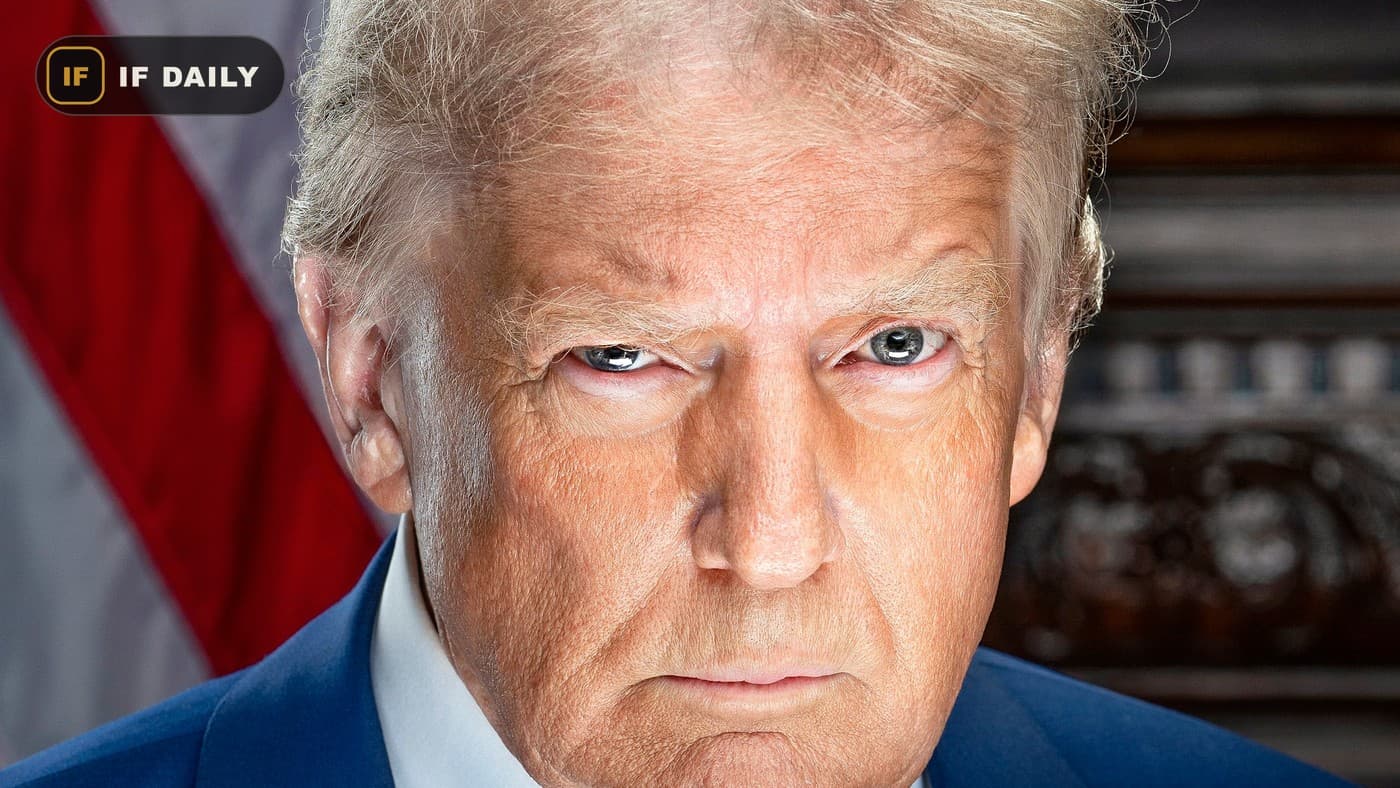 Official presidential portrait of Donald Trump