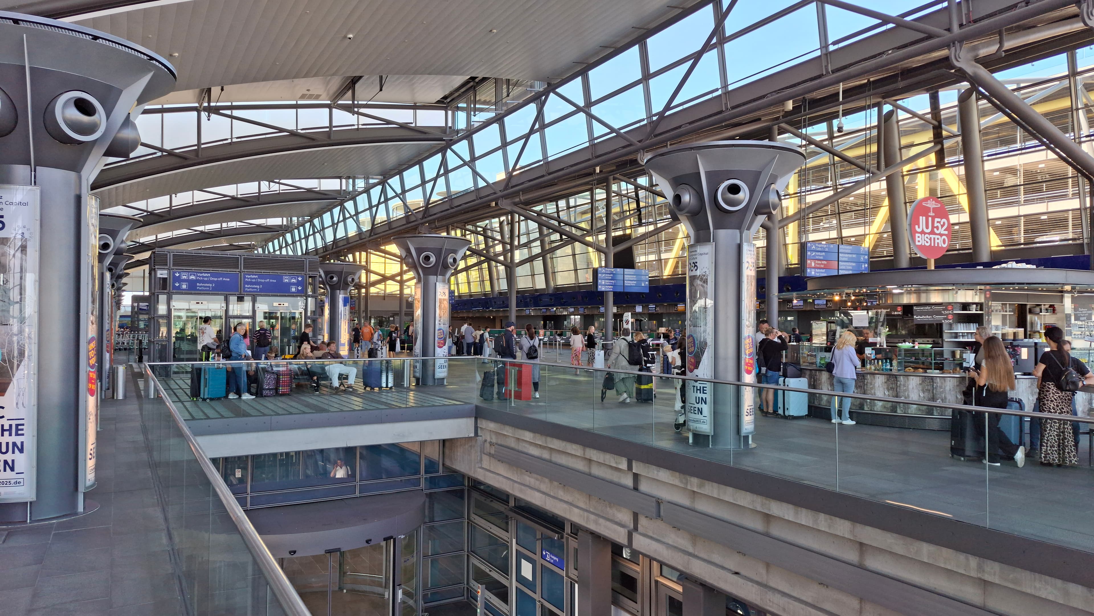 Leipzig/Halle Airport terminal (file photo, August 2026)