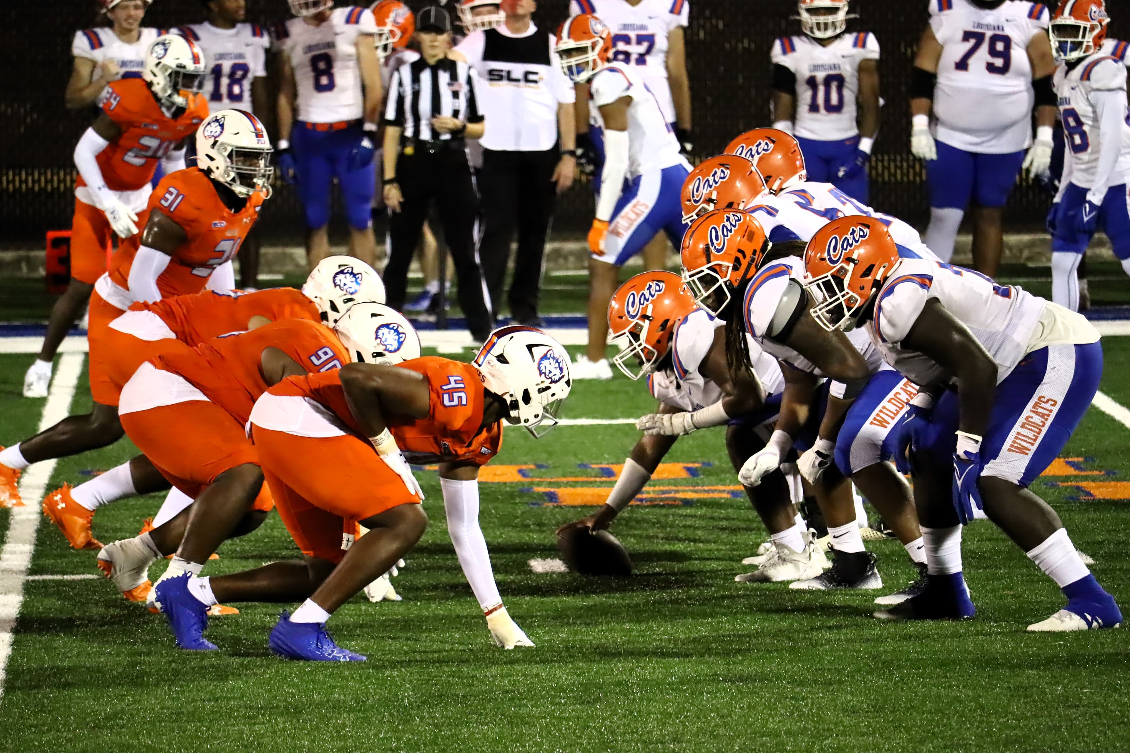Louisiana Christian Wildcats football (file photo from a different 2024 game)