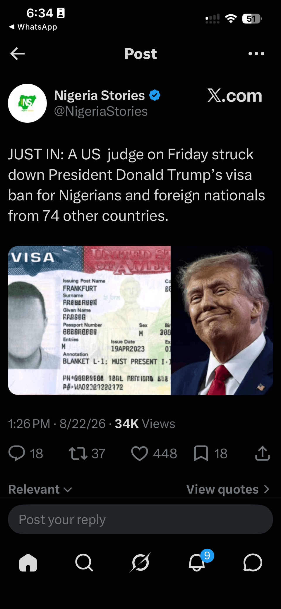 Trump as a president