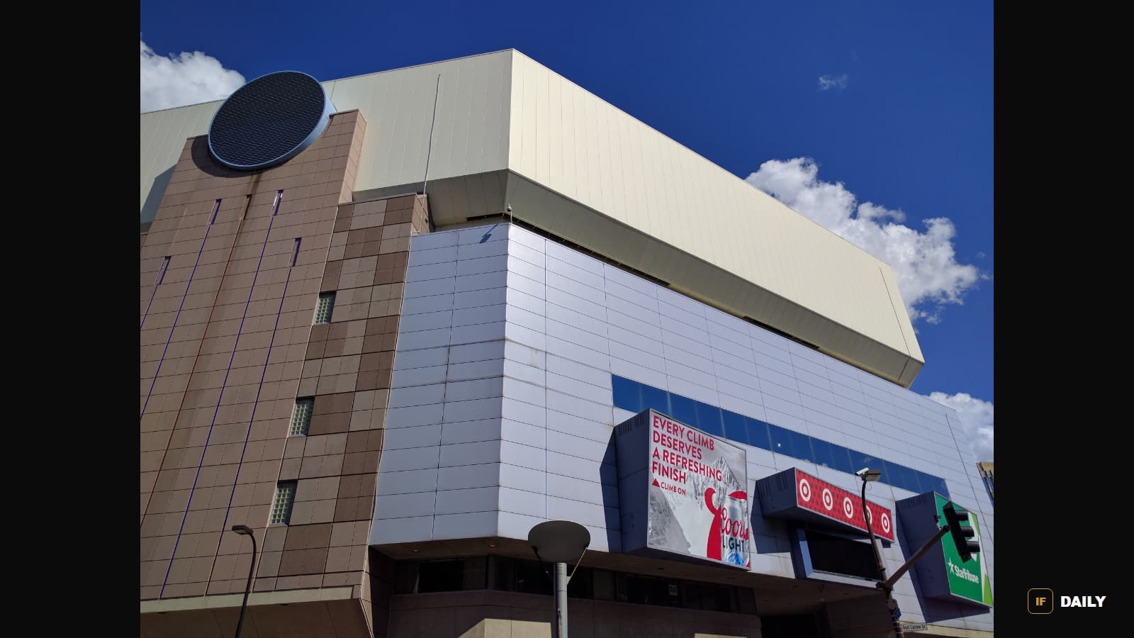 Exterior of Target Center, home arena of the Minnesota Timberwolves