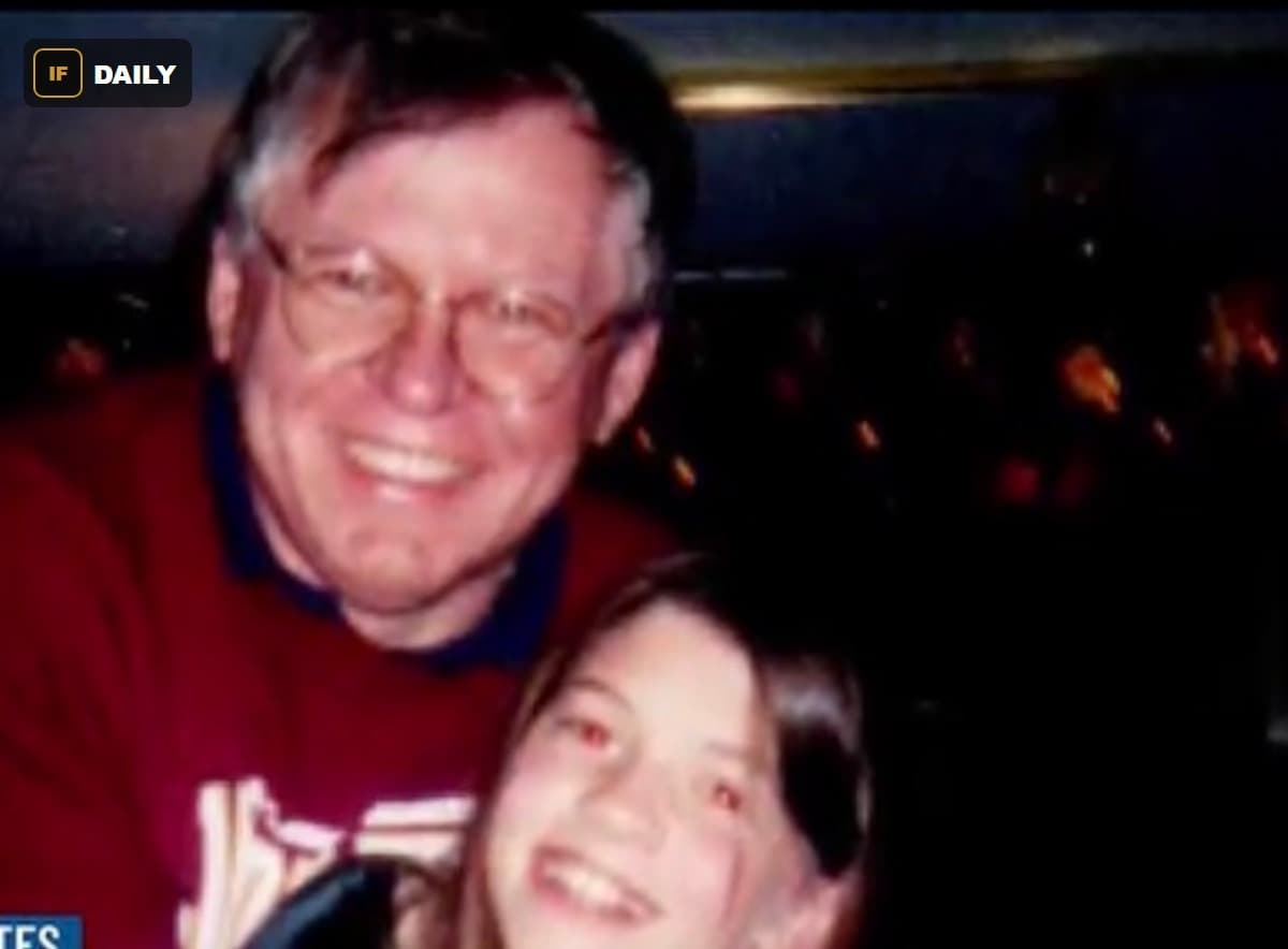 Robert Rowland with his daughter Nora, in an old family photo shown in WMBF News coverage