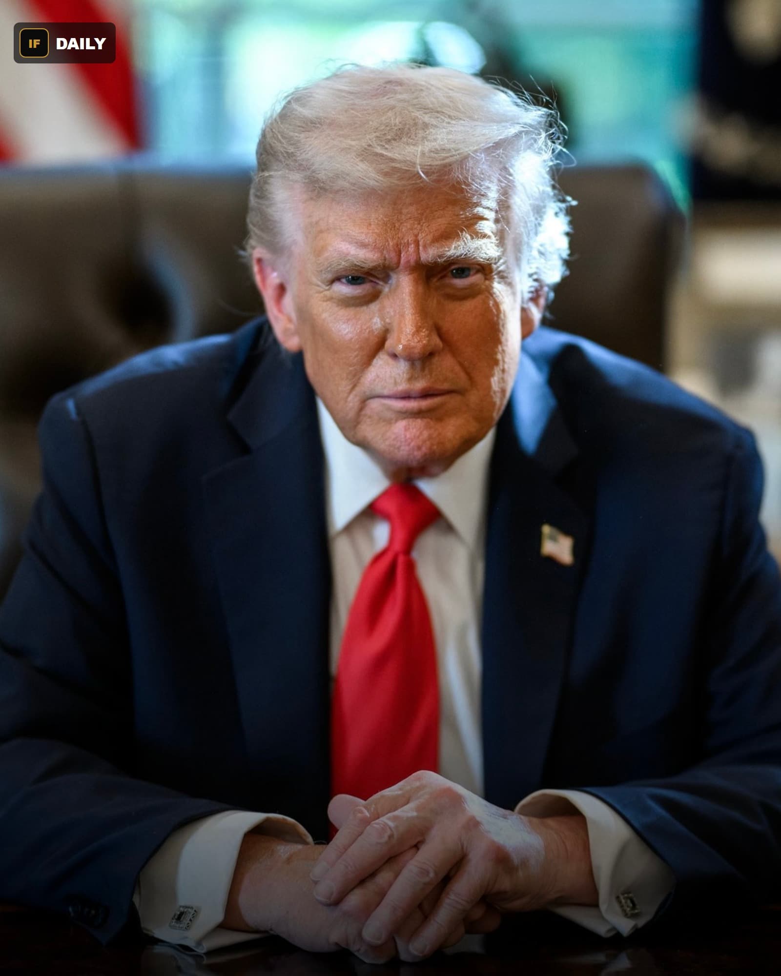 President Donald Trump, official White House portrait, June 2026