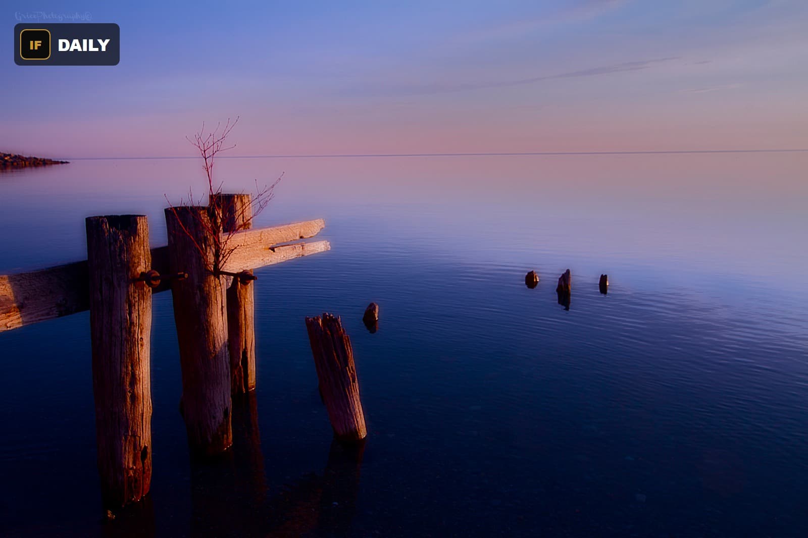 Lake Ontario shoreline near Grimsby, Ontario