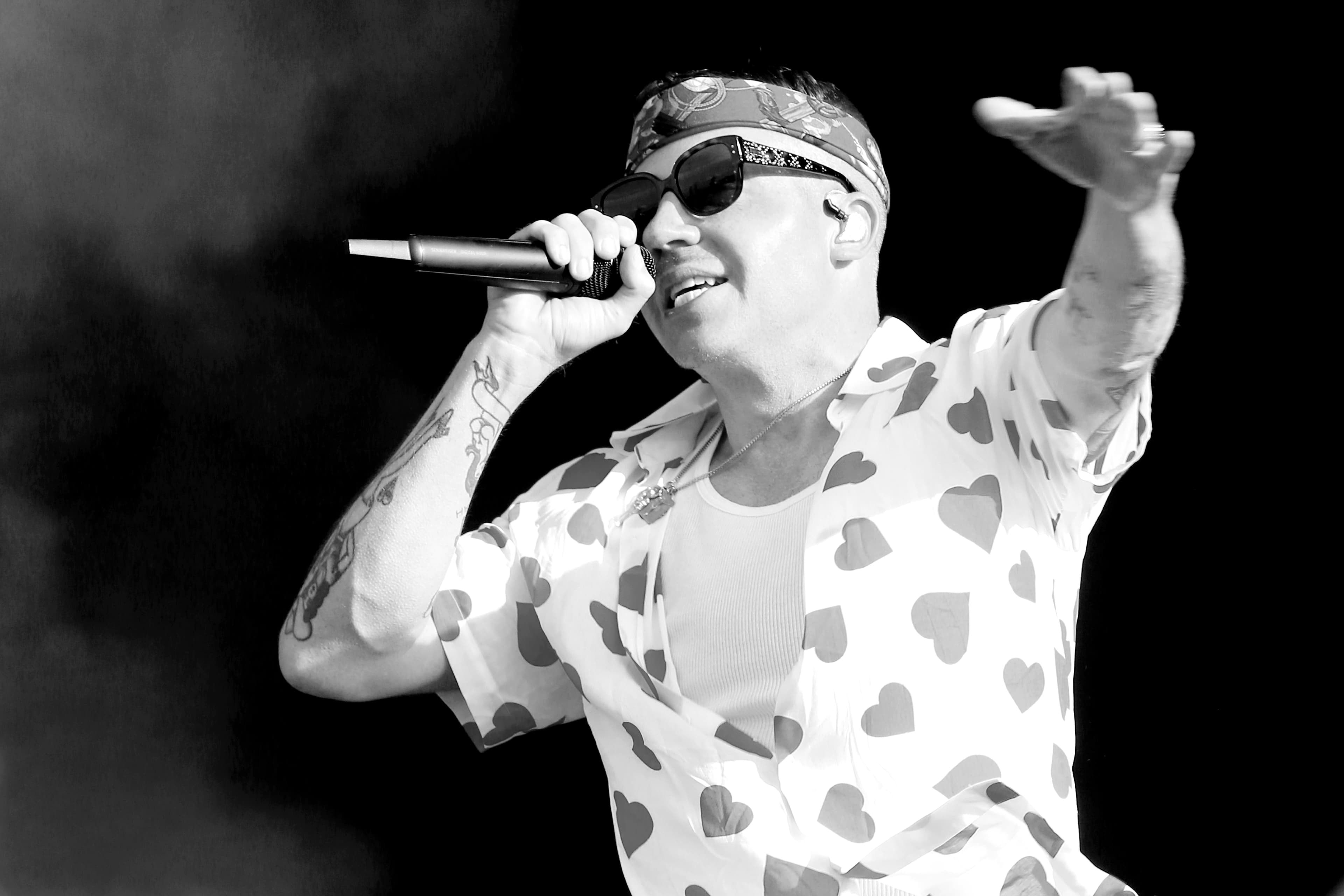 Macklemore performing on stage (file photo)