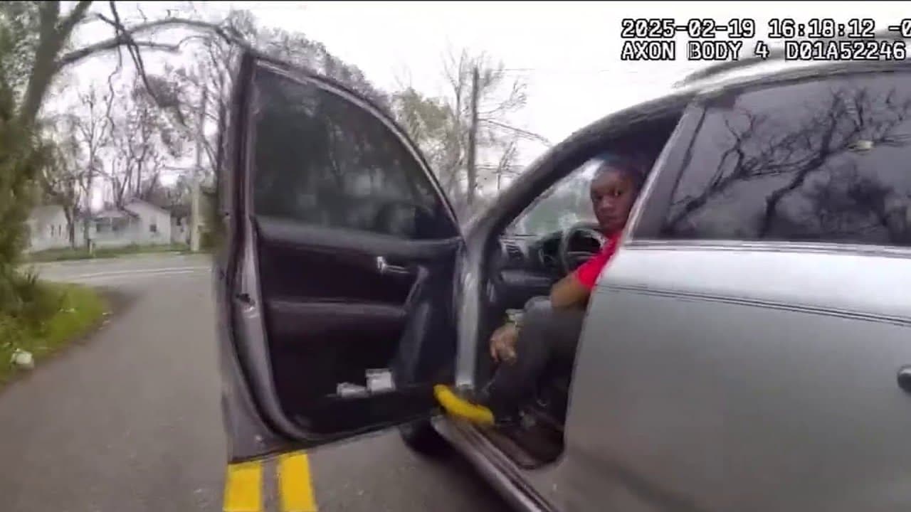 Jacksonville Sheriff's Office body-camera footage of the February 19, 2025 traffic stop of William McNeil Jr.